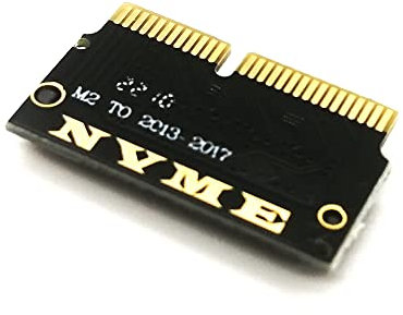 Nockchawon M.2 NVME SSD Convert Adapter,NGFF M.2 NGFF M-Key AHCI SSD Convert Card for Upgrade MacBook Air(2013-2016 Year) and Mac PRO(Late 2013-2015 Year)