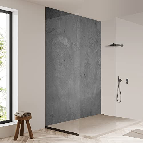yourplate Duschrückwände mit individueller Größe (1 Rückwand – Premium Nano Matt – st05) – Duschrückwand Alu mit Feuchtigkeitsschutz – Rückwand Dusche zur einfachen Montage