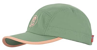 Trollkids Kids Troll Cap 54, Leaf Green/Dahlia