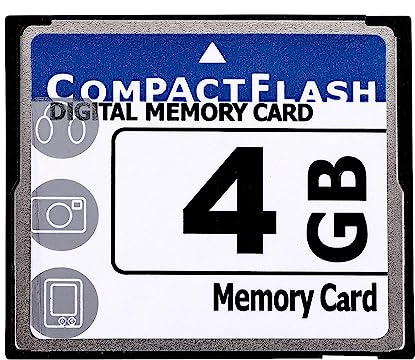 Gokelomg Professional Carte mémoire flash compacte 4 Go (Whiteandblue)