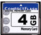 Gokelomg Professional Carte mémoire flash compacte 4 Go (Whiteandblue)