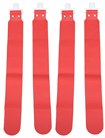 Airshi Flag-Football-Gürtel, Flag-Football-Team-Set, Verstellbar für Fußballplätze (Rot)