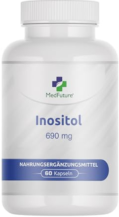Inositol Kapseln - 690 mg pro Tag - 60 hochdosierte Kapseln - Vitamin B8