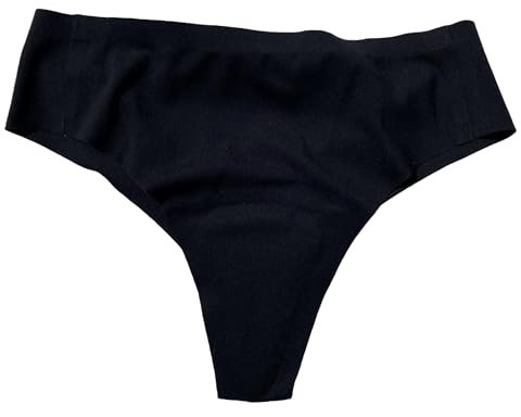 BIMEI Avoid Camel Toe Concealer Panty Invisible Guard für Frauen Unterwäsche 241, Schwarzer String, M