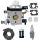 Carburionix BG72 Kit de carburateur compatible avec souffleurs à feuilles Stihl BG72 BG4227 Remplace WT253 WT-253-1 42271200600