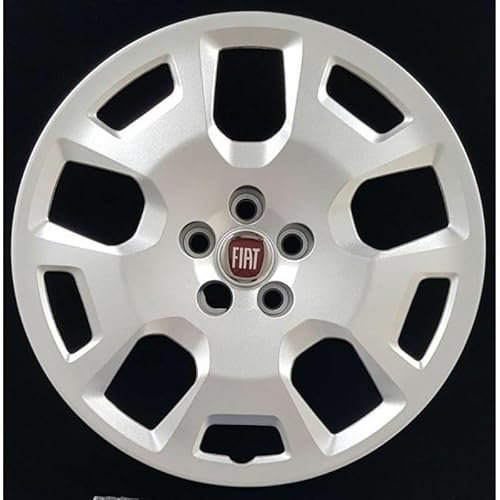 Satz mit 4 anpassbaren Radkappen – für das Modell FIAT DOBLO' MAX 2014 – Durchmesser 16 Zoll – Nicht original
