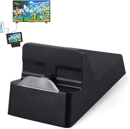 Switch Docking Station: Switch Docking Station Portable Docking Station PD Fast Charge, Projection Holder for Game Screens, Supports Mobile Phone Projection, Compact and Lightweight