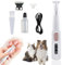 Skeadex Paw Trim Pro, Leise Pfotentrimmer für Hunde mit Flohkamm, Elektrische Haarschneidemaschine für Katzen und Hunde, Schmerzfreie Pfotenpflege in Sekundenschnelle (1pcs)