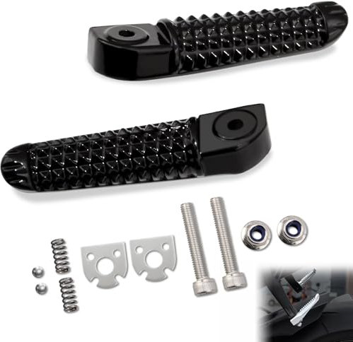 Hokuotolite Repose-pieds arrière passager pour Yamaha YZF-R1 2012-2023, YZF-R1 World GP édition 60e anniversaire 2022, YZF-R1M 2015-2023, YZF-R1S 2016-2018