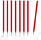 BECHS 8 Stück Radierbarer Ersatzminen- Kompatibel Mit Legami,Rot Erasable Gel Pen Refill Set, Stiftspitze 0,7mm,Höhe 13 cm, Einfach zu Radieren(Rot)
