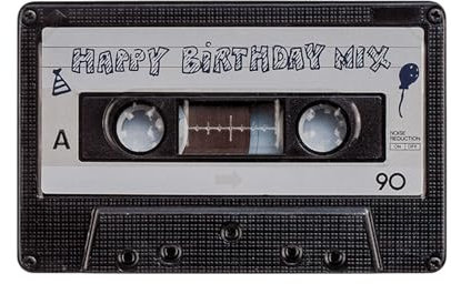 Freak Scene Blechbox Kassette Mixtape Blechdose Schatulle Dose Metall-Aufbewahrungsdose 01 Happy Birthday