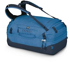 Osprey Transporter 44L Squffel - Durable, Square Split Travel Duffel Bag, Blue Flame/Nocturnal Blue, Blue Flame/Nocturnal Blue, Square Split Travel Duffel Bag