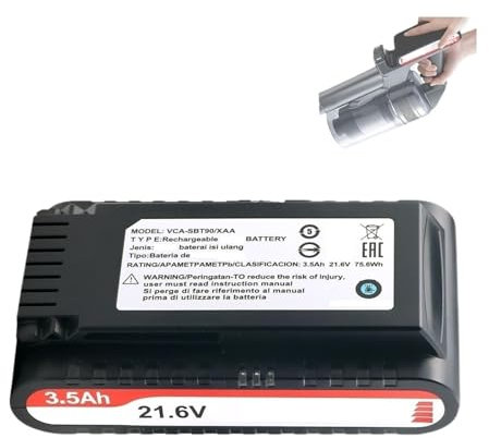 Batteria, compatibile con Samsung, aspirapolvere Jet 90/Jet 75 Pet/Jet 75 Aspirapolvere senza fili VCA-SBT90/XAA