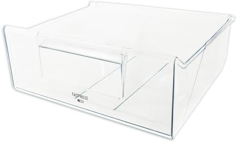 SPARES2GO Top Upper Middle Drawer for Smeg C3170 C7280 UKC3170P UKS3F0922P Fridge Freezer Container Box