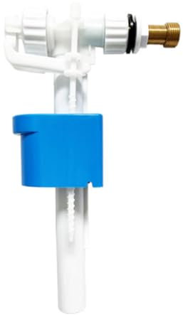 Füllventil für Spülkasten, G1/2 G3/8 Universal WC Spülkasten Ersatzteile, Messing Seitliches Einlassventil, Schwimmerventil Spülkasten Füllventil Wassersparen und Leise