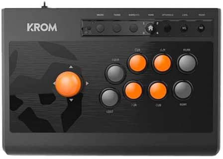VoltShine Multi-Plattform-Gamepad, USB-Anschluss, anpassbare Tasten, ergonomisches Design, ideal für Videospiele und Emulatoren.