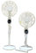 Circulador de aire inteligente AI con comando de voz, ventilador de pie y de mesa (control remoto, blanco, 82 cm)