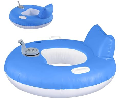 Motorisierter Pool-Schwimmer | Aufblasbares Wasser-Schwimmdock zum Entspannen, tragbare Schwimmliege, Matratze für Herren, Sommergebrauch am See, Fluss, Strand, Schwimmen, Bräunen
