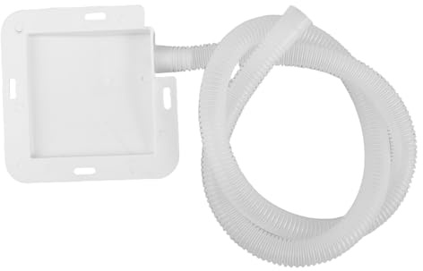 Balacoo Bac à Récupération D'eau pour Climatiseur Fenêtre avec Tuyau 1 Mètre, Bac de Condensation en Plastique Résistant aux Intempéries, Évacuation Condensat pour Climatiseurs Portables,