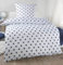 DreamHome Hochwertige Microfaser Bettwäsche Bettbezug 135x200 + Kissenbezug 80x80 Sterne Stars pink/blau, Design - Motiv:Design 2