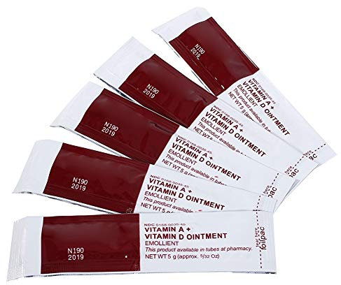 Beruhigende feuchtigkeitsspendende Tattoo-Creme, 100 Stück / Packung Professionelle Anti-Narben-Tattoo-Nachsorgecreme für die Tattoo-Pflege, schnellere Heilung Make-up Vitamin Salbe A & D