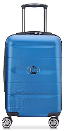DELSEY Paris - COMETE Plus - Valise Cabine Rigide 55 cm x 35 cm x 23 cm - 35 L - S - Bleu Clair