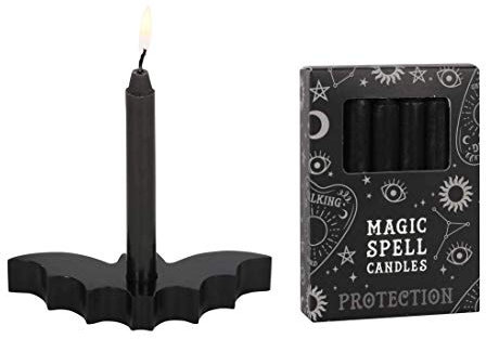 Spell Candle Halter Fledermaus - Wunschkerzen, Hexe, Black Magic, Witchcraft (Protection)
