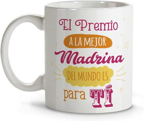 LolaPix Mug marraine Cadeaux Originaux Tasses Petit Déjeuner Originaux Différents Designs, Capacité 330 ml Prix Marraine