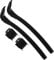 Garneck Verschlussband Inline K2 Schnalle 2 Set Universal Schnalle Set Zubeh?r Rollschuhe Verwenden Schnalle Roller Schuhe Liefert Rollerskates Stopper Schnalle K2