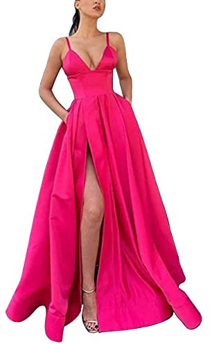 Onsoyours Sexy Kleid Damen Cocktailkleid Abendkleider Lange Kleid Shoulder Kleid Asymmetrischer Partykleid Cocktailkleid Maxi Dress A Rose Rot XXL