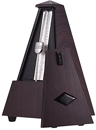 summina Metronom Mechanische Pyramide ABS Material für Gitarre Violine Klavier Bass Musikinstrument Praktisches Instrument für Anfänger