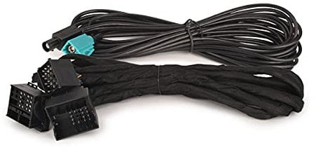 Erisin BM6M Extended Power & Radio Wiring Harness Cables 17 pin+ 40 pin 6M for BMW Car Stereo Head Unit Radio