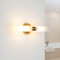 Licht-Erlebnisse Spiegelleuchte Wand Metall Glas in Messing 2xG9 B:22cm Badezimmer Bilderleuchte Wandlampe Wandleuchte Bad IP20