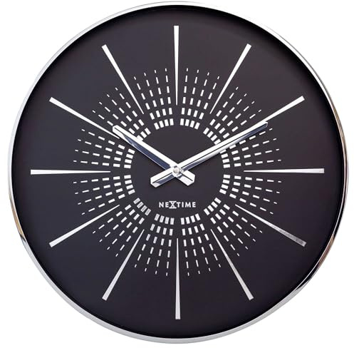 NeXtime Wanduhr, Chrom, Einheitsgröße