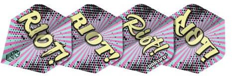 Unicorn Ultrafly.100 Dart-Flights, Mehrfarbig, Plus