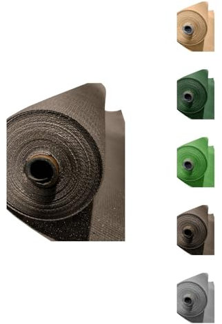 Jardin202 - Malla de Ocultación 120 g/m2 | Ocultación y Privacidad para su Terraza o Jardín | Seleccione Medida y Color | 3 x 50 Metros (Marrón)