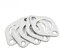 5 pcs flangia della flangia della flangia di scarico guarnizione,2.75inch-70mm