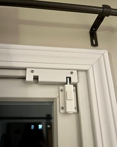 SDGINA Sliding Door Security Lock - Sliding Patio Door Lock for Glass Doors, Child Safety Foot Locks