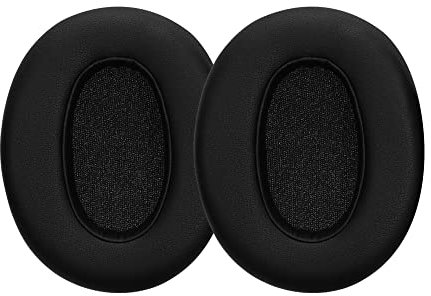 kwmobile Almohadillas compatibles con Sony XB910N Almohadillas - 2X Almohadilla de Repuesto para Auriculares en Cuero sintético