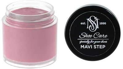 Crème Réparation & Recoloration MAVI STEP Cuir - Combleur Fissures - Canapés, Chaussures - Restaure Couleur & Répare Éraflures - 503 Rose Poudré