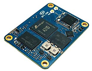 Banana Pi CM4 Single Board Computer Module Onboard Amlogic A311D Quad-Core Cortex-A73 CPU 5TOPS NPU Mali-G52 GPU LPDDR4 4GB RAM 16G eMMC für AI Edge Computing Kompatibel mit Raspberry Pi CM4