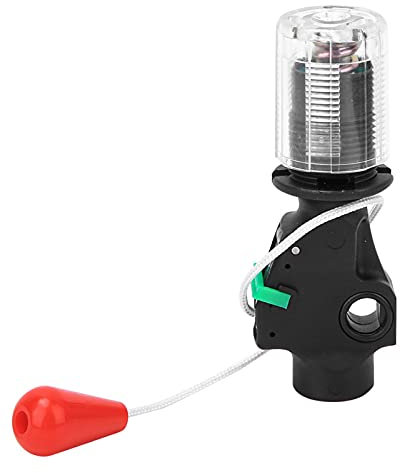 Dioche Aufblasbare Rettungsweste für Erwachsene, Automatisches Aufblasgerät, Schwarz, Tragbares Automatisches Aufblasgerät mit Zubehör für Aufblasbare Rettungsgeräte