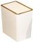 MagiDeal Poubelle de cuisine avec couvercle de Type presse, poubelle étroite, organisateur de corbeille à papier, poubelle de salle de bain avec couvercles, 12L Blanc