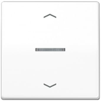 Einfache Taste Sucher/Pers AS alpinweiß (Referenz: Jung AS101KO5PWW)