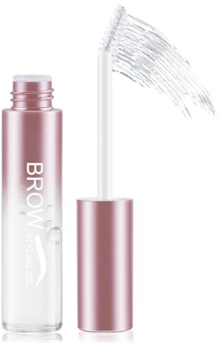 Boobeen Gel per lo styling delle sopracciglia, gel trasparente per modellare e definire le sopracciglia, cera impermeabile per sopracciglia a lunga durata