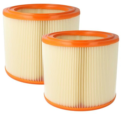 vhbw 2x Filtres à lamelles compatible avec Nilfisk B00B71XO68 aspirateur à main