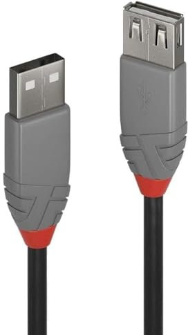 PRENDELUZ Câble USB 2.0 type A de 5 mètres vers type A mâle-femelle pour jeux de console/appareils photo numériques/webcam/imprimantes/souris