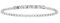 Breil, Collezione Tennis, Bracciale Donna in Acciaio Lucido con Cubic Zirconia, Lucente ed Elegante, Lunghezza Regolabile
