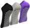 ARERWA Yoga Socken Stoppersocken Damen, 3 Paar Pilates Rutschfeste Socken für Pilates, Yoga, Trampolin, Barre, Ballett 41-43