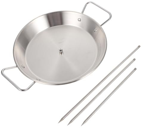 HANABASS Vertikaler Grillständer Grillspießständer Grillschale Aus Edelstahl Leicht Zu Reinigen Für Camping Im Freien